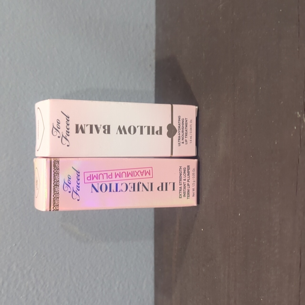 Too Faced Lip Injection max Plump & Pillow Balm (Travel Sizes)